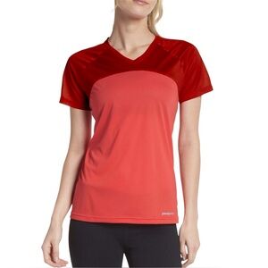 Patagonia Windchaser Running Workout Top Red Maraschino Active Tee | Size Small